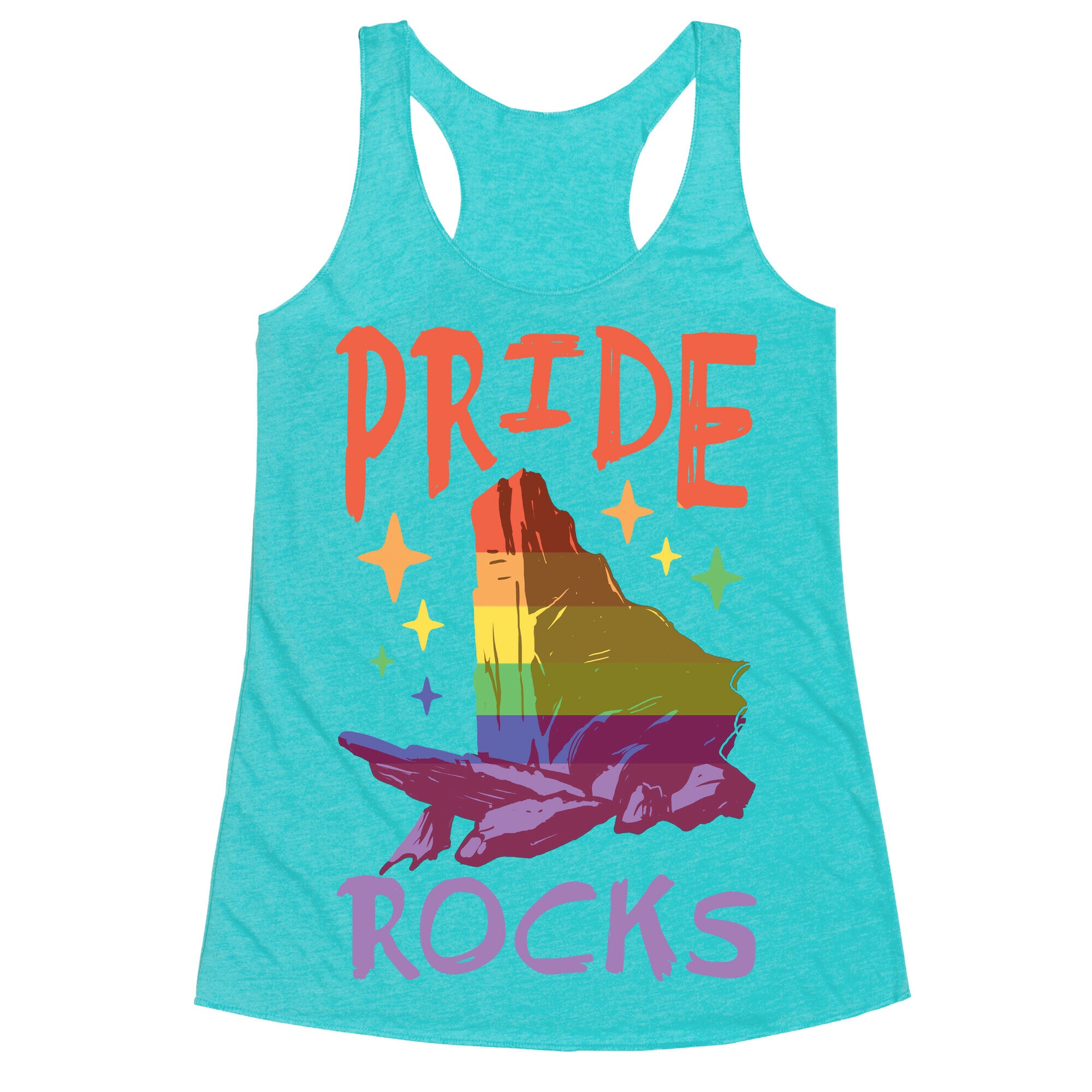 Pride Rocks Racerback Tank